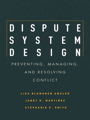 cover image of Dispute System Design